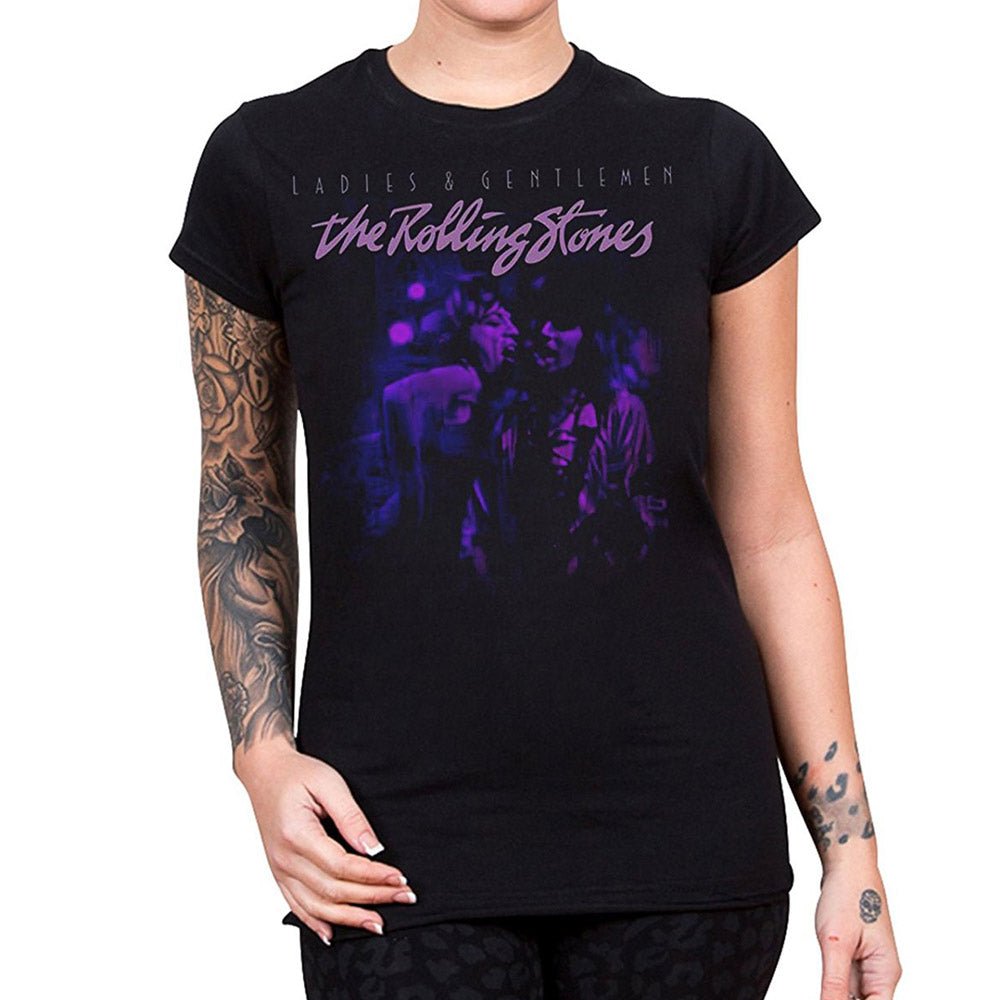 ROLLING STONES ローリングストーンズ (来日 35周年 記念 ) - MICK & KEITH TOGETHER / Tシャツ / レディース - PGS
